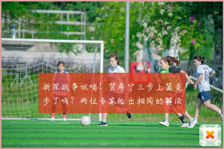 浙深战争议哨！贺希宁三步上篮走步了吗？两位专家给出相同的解读