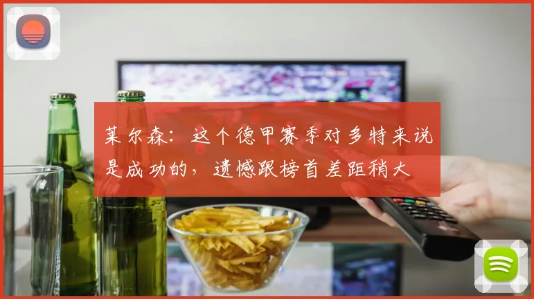 莱尔森：这个德甲赛季对多特来说是成功的，遗憾跟榜首差距稍大